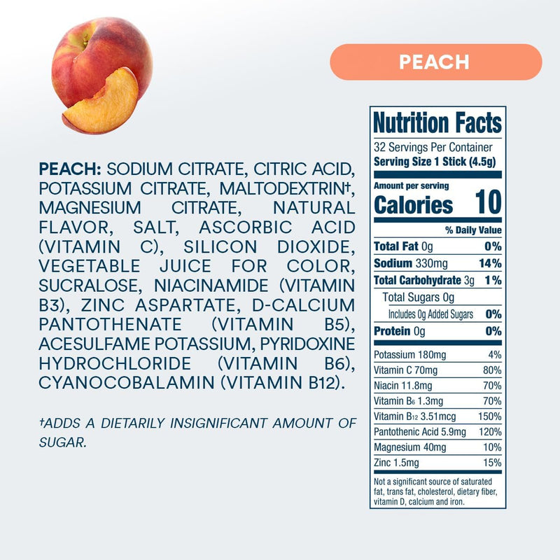 dripdrop-sugar-free-hydration-packets---zero-peach---single-serve-electrolytes-powder-drink-mix---non-gmo-gluten-free-vegan---32-sticks-6