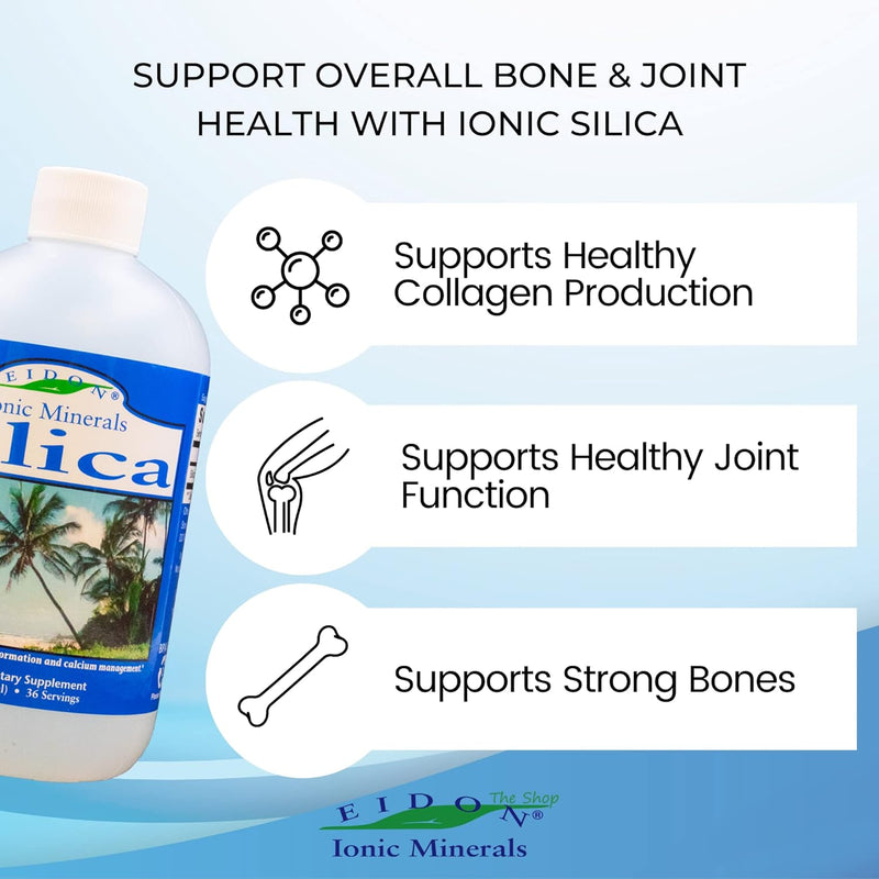 eidon-ionic-minerals-liquid-silica-mineral-concentrate---silica-supplement-for-hair-skin-and-nails-silica-drops-to-support-collagen-production-joint-and-bone-health-helps-manage-calcium---18-oz-4
