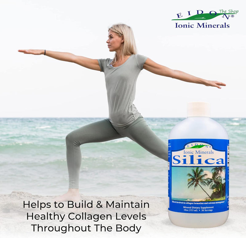eidon-ionic-minerals-liquid-silica-mineral-concentrate---silica-supplement-for-hair-skin-and-nails-silica-drops-to-support-collagen-production-joint-and-bone-health-helps-manage-calcium---18-oz-6