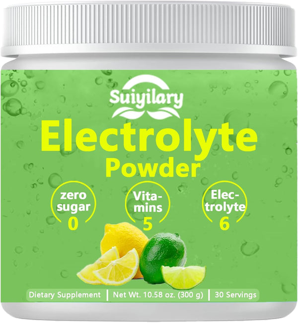 electrolytes-powder-no-sugar-electrolyte-drink-mix-5-vitamins-6-electrolytes-keto-friendly-potassium-salt-sugar-free-hydration-powder-lemon-flavour-300g-1