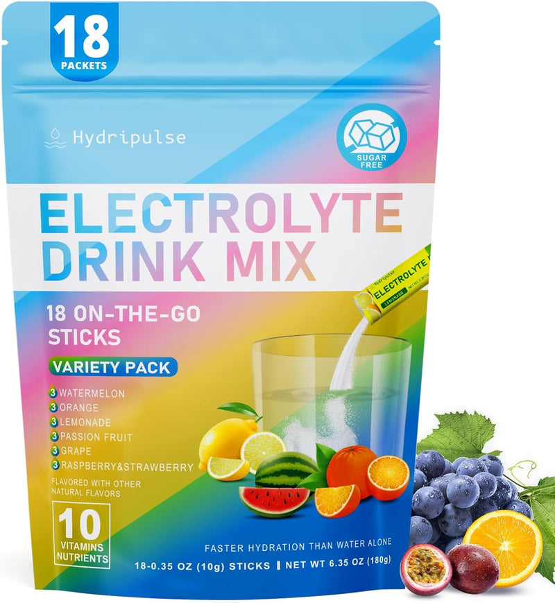 electrolytes-powder-packets---sugar-free-naturally-flavored-10-electrolyte-vitamins-electrolyte-drink-mix---variety-pack-6-flavors-keto-friendly-vegan-non--gmo-18-packets-1