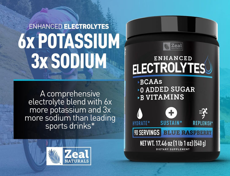 enhanced-electrolyte-powder-blue-raspberry-90ct-w-0-sugar-bcaas-b-vitamins-electrolyte-supplement-w-potassium-zinc-magnesium-for-hydration---keto-electrolytes-5