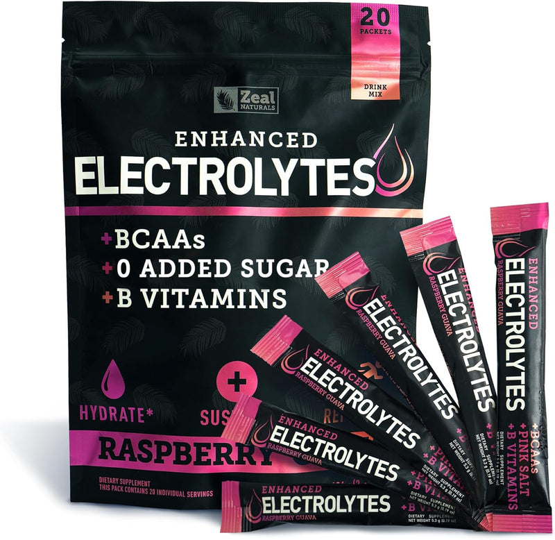 enhanced-electrolyte-powder-raspberry-guava---20-packets-w-0-sugar-bcaas-b-vitamins-electrolyte-supplement-w-potassium-zinc-magnesium-for-hydration---keto-electrolytes-5