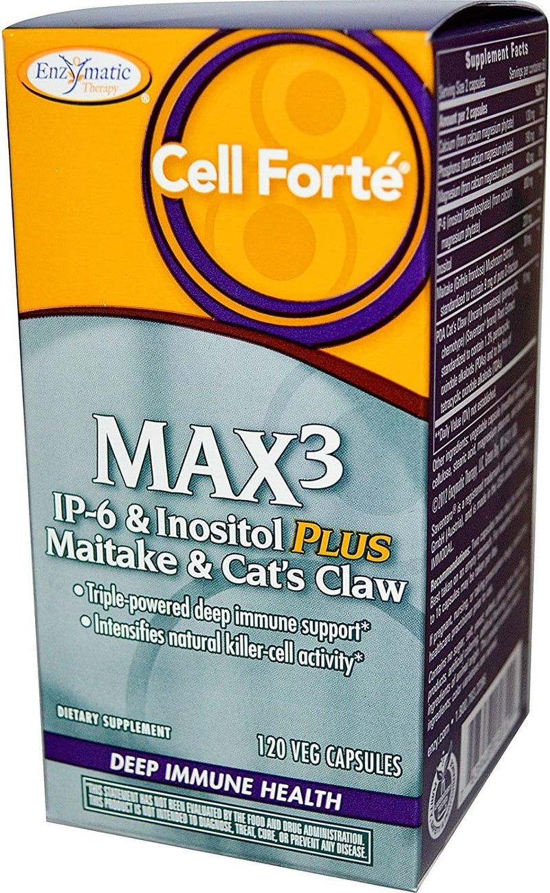 enzymatic-therapy-cell-fort-max3-ip-6-inositol-wmaitake-cats-claw-120-vcaps-pack-of-2-1