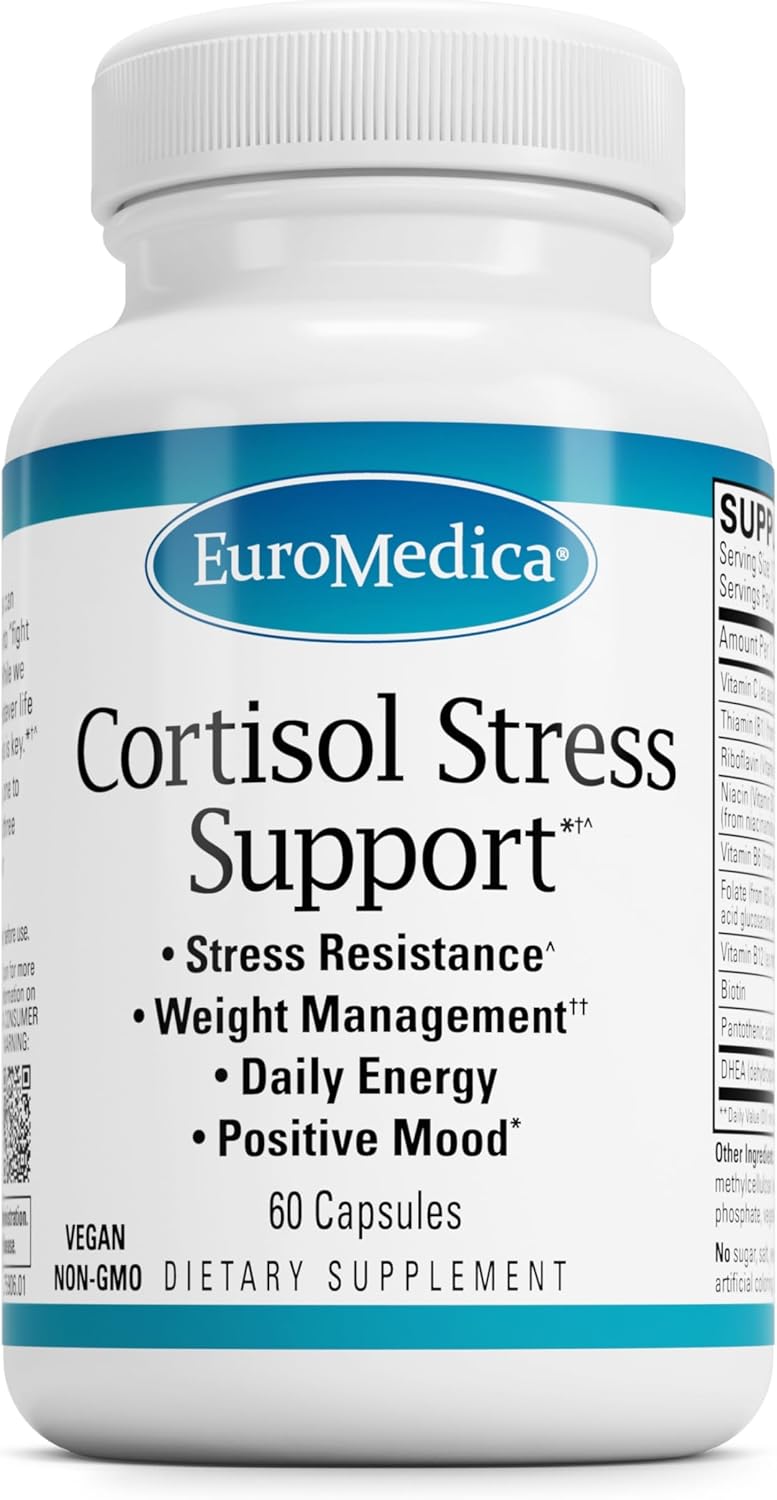 euromedica-cortisol-stress-support---daily-energy-supplement-with-dhea---vegan-capsules-with-vitamin-b2-c---dietary-supplement-for-immune-system-support---60-capsules-1