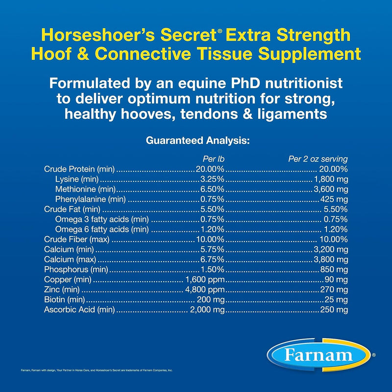 farnam-horseshoers-secret-extra-strength-hoof-supplements-connective-tissue-supplement-promotes-strong-healthy-hooves-tendon-ligaments-75-lbs-60-day-supply-5