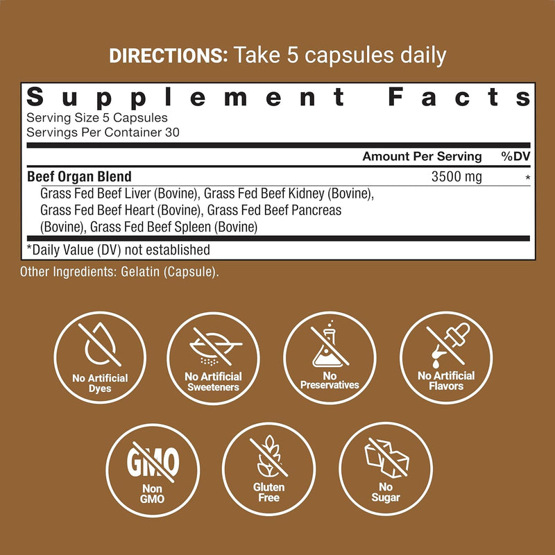 force-factor-primal-origins-beef-organ-supplement-made-with-pasture-raised-grass-fed-including-beef-liver-kidney-heart-pancreas-spleen-hormone-free-non-gmo-150-capsules-1