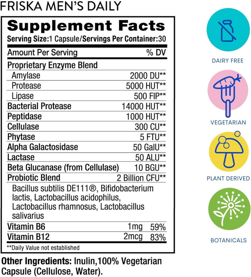 friska-mens-daily-digestive-enzyme-and-probiotics-supplement-natural-support-for-male-digestive-health-bloating-gas-indigestion-relief-supports-gut-health-lactase-and-b-vitamins-90-capsules-4