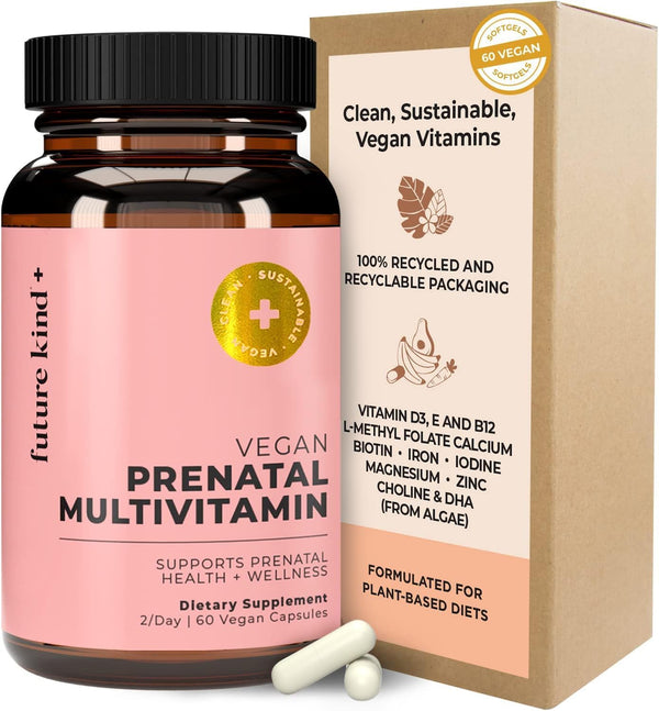 future-kind-vegan-prenatal-vitamin-with-dha-l-methylfolate-in-glass-bottle---prenatal-folate-supplement-for-women-with-vitamin-d-e-iron-biotin---gluten-free-non-gmo-60ct-1
