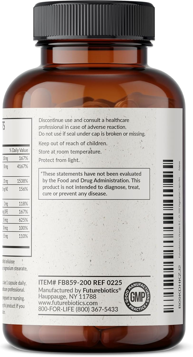 futurebiotics-vitamin-b-complex-with-vitamin-c-supports-energy-production-nervous-system-immune-support---non-gmo-200-vegetarian-capsules-5