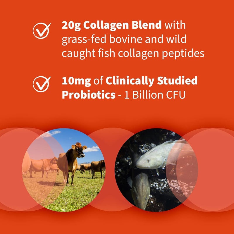 garden-of-life-marine-grass-fed-collagen-peptides-powder-supplement-type-i-iii-with-probiotics-bcaas-for-mobility-joint-health-hair-skin-nails---unflavored-20g-per-serving-12-servings-2