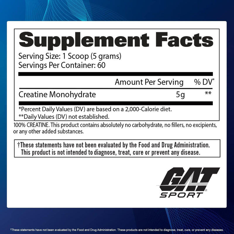 gat-sport-creatine-monohydrate-powder-300-grams-strength-brain-health-anti-oxidant-endurance-for-men-women-2-month-supply-unflavored-60-servings-5