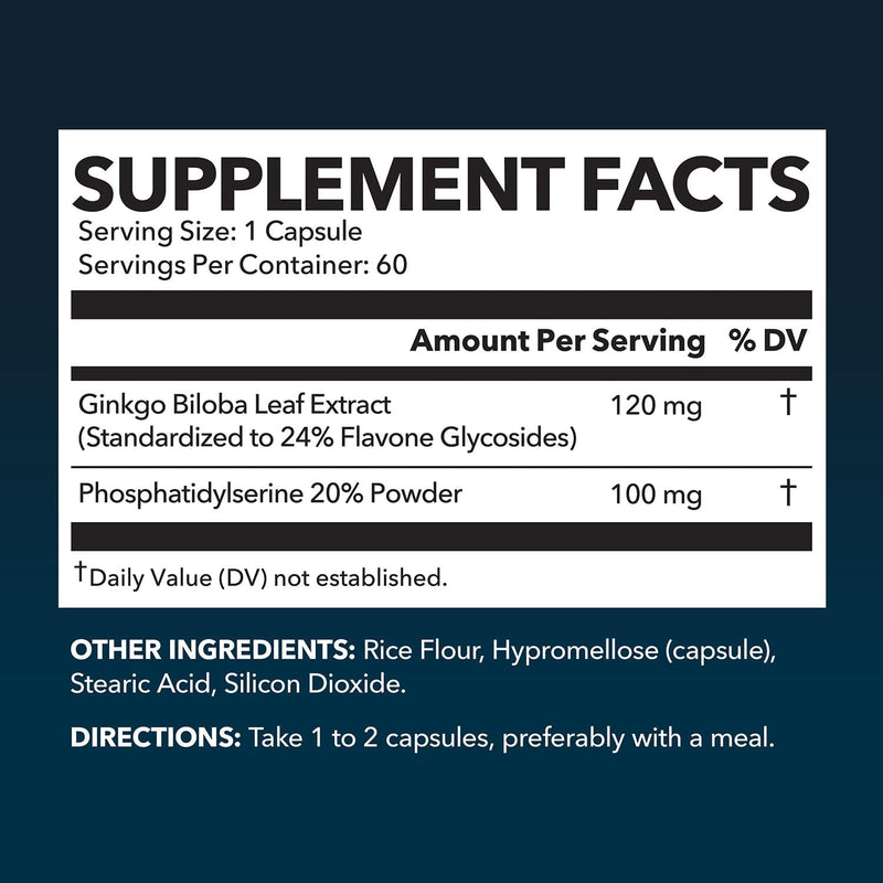 ginkgo-biloba-120mg-with-phosphatidylserine---nootropic-brain-health-memory-and-focus-supplement---supports-cognitive-function-mental-clarity-and-alertness---60-non-gmo-capsules-2-month-supply-2