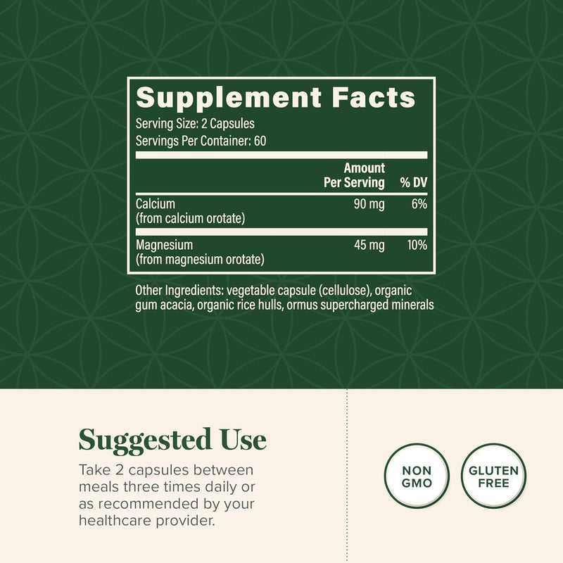 global-healing-calcium-and-magnesium-orotate---bone-strength-supplement-for-women-and-men---helps-support-strong-teeth-and-cardiovascular-health-for-normal-muscle-function---120-capsules-2