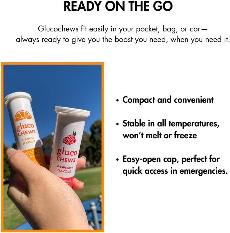 glucochews-orange-glucose-tablets-60-tablets-10-per-tube-6-pocket-sized-tubes-38g-fast-acting-glucose-each-boosts-energy-blood-sugar-gluten-free-fat-free-caffeine-free-4