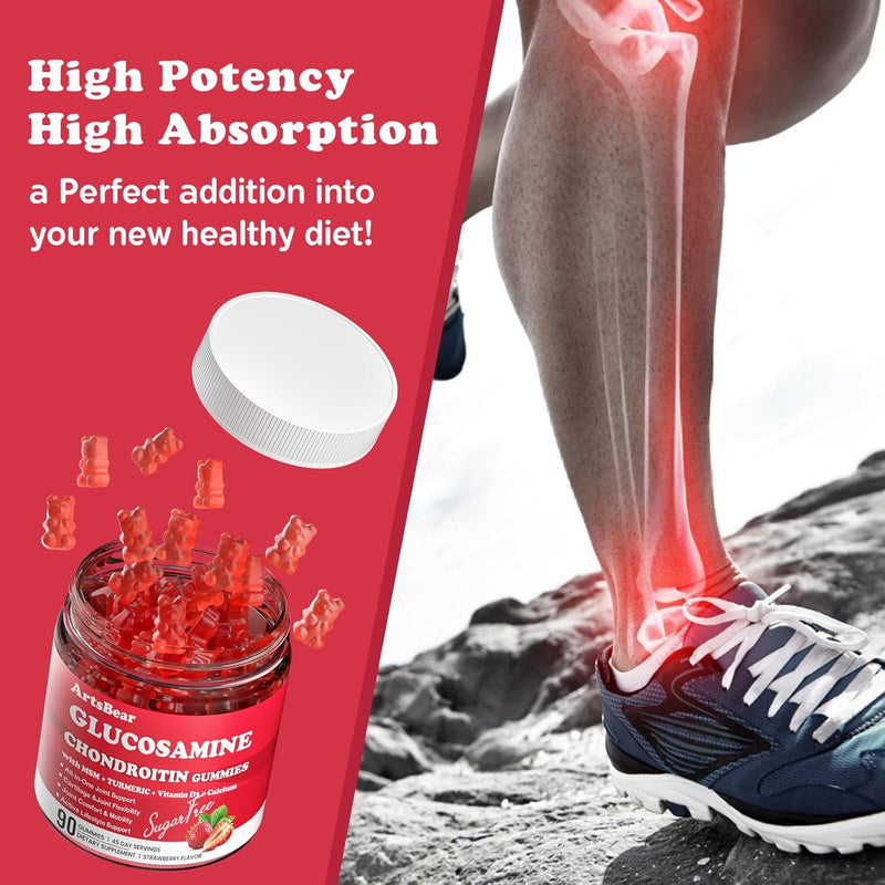 glucosamine-chondroitin-gummies-with-msm-calcium---joint-pain-relief-cartilage-support-antioxidant-immune-supplement-for-men-women-strawberry-flavor---90-count-3