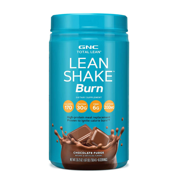 gnc-lean-shake-burn-meal-replacement-powder-with-caffeine-for-weight-management-and-metabolism-boost-with-30g-protein-high-fiber-keto-proven-thermogenic-chocolate-fudge-16-servings-1