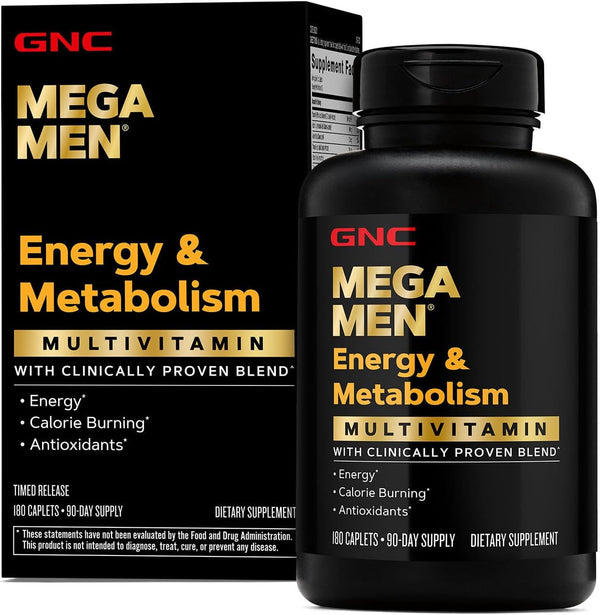 gnc-mega-men-energy-metabolism-multivitamin-caplets-clinically-proven-to-feel-better-calorie-burn-focus-100mg-caffeine-thermogenic-immune-b-vitamins-timed-release-180-count-90-day-supply-1