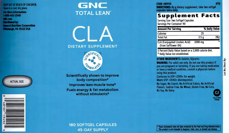 gnc-total-lean-cla-improve-body-composition-lean-muscle-tone-fuels-fat-metabolism-energy-without-stimulants-gluten-free-twin-pack-2-x-180-softgels-2