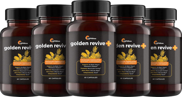golden-revive-joint-support-supplement-featuring-turmeric-with-black-pepper-quercetin-and-magnesium--turmeric-boswellia-supplement---6-active-ingredients---60-capsules-5-pack-1