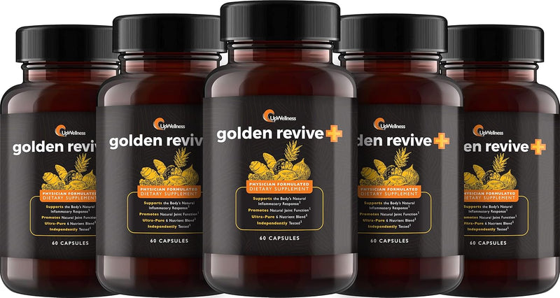 golden-revive-joint-support-supplement-featuring-turmeric-with-black-pepper-quercetin-and-magnesium--turmeric-boswellia-supplement---6-active-ingredients---60-capsules-5-pack-1