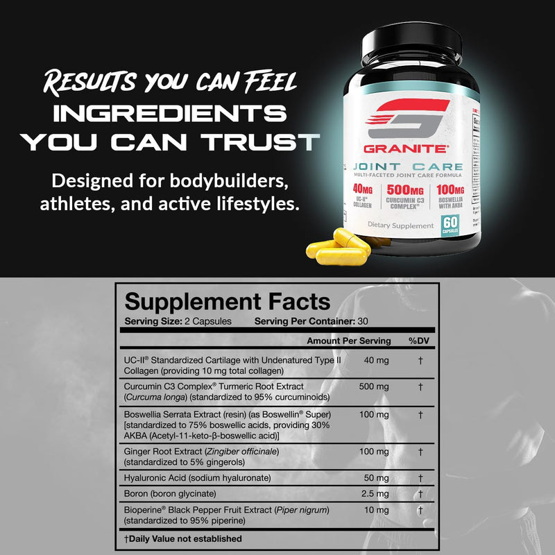 granite-joint-care-premium-uc-ii-collagen-turmeric-curcumin-c3-akba-boswellia-more---all-in-one-support-for-joint-mobility-comfort-strength-60ct-2