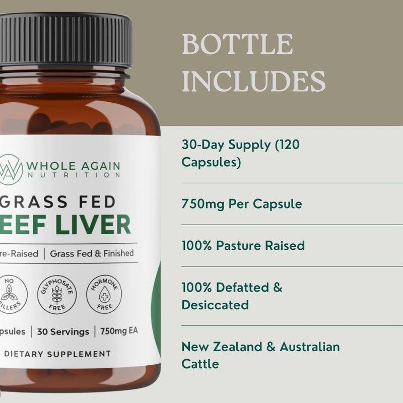 grass-fed-beef-liver-capsules---100-pasture-raised---no-fillers-or-flow-agents---120-count-3000mg-serving---30-day-supply---iron-and-energy---grass-fed-desiccated-liver-supplement-4