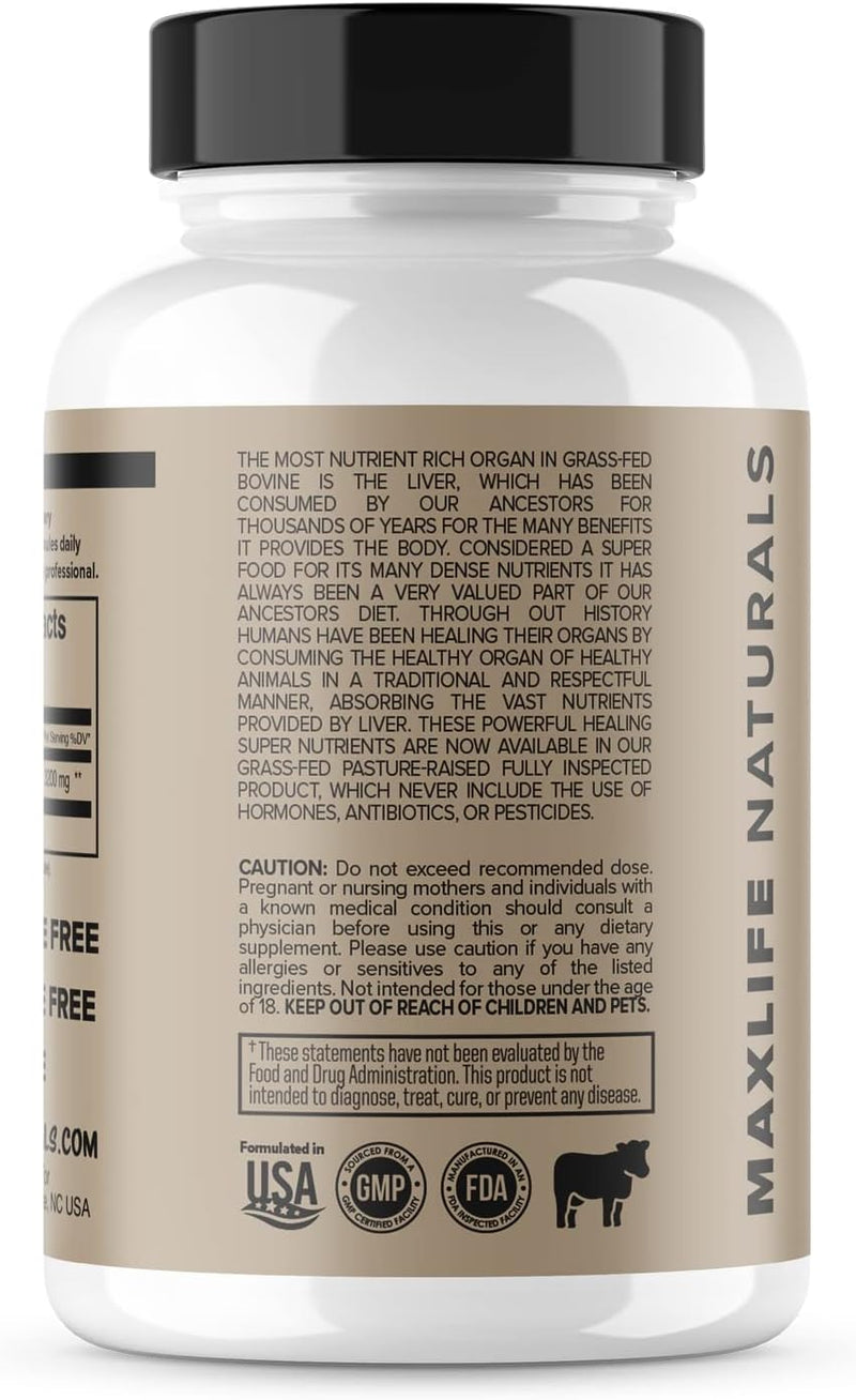 grass-fed-beef-liver-supplement-desiccated-3200mg---120-non-gmo-grass-fed-beef-liver-capsules-for-women-and-men-with-vitamin-a-b12-for-energy-heme-iron-supplement-by-maxlife-naturals-usa-made-4