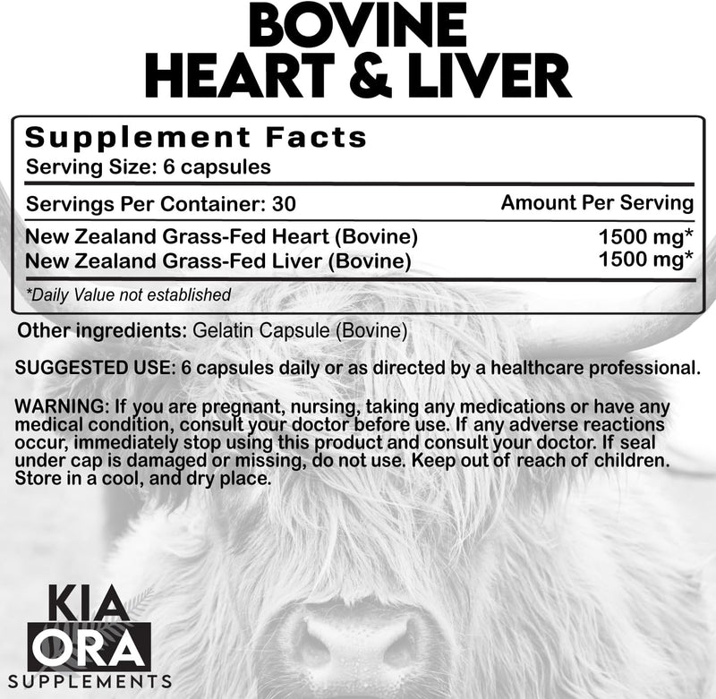 grass-fed-bovine-heart-liver-supplement-new-zealand-sourced-for-energy-vitality-nutrient-support-coq10-supplement-pasture-raised-freeze-dried-non-gmo-pure-raw-clean-180ct-3