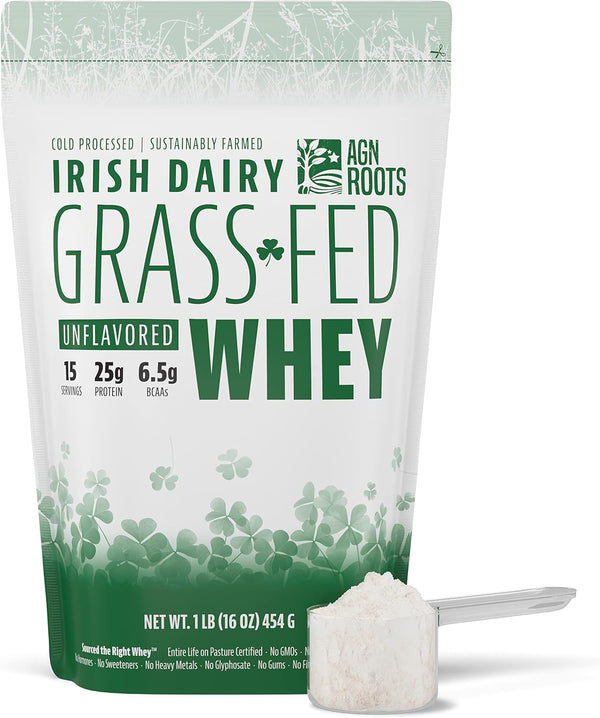 grass-fed-whey-protein-powder-isolate---unflavored---unsweetened---certified-entire-life-on-pasture-by-a-greener-world---aspca-registered---informed-sport---dairy-protein-1lbs-1