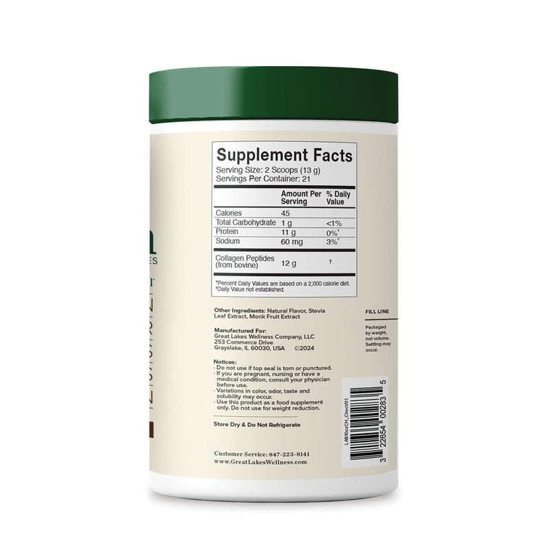 great-lakes-wellness-collagen-peptides-powder-for-skin-hair-nails-joints-digestion---chocolate-flavored---quick-dissolve-hydrolyzed-non-gmo-kosher---10-oz-3