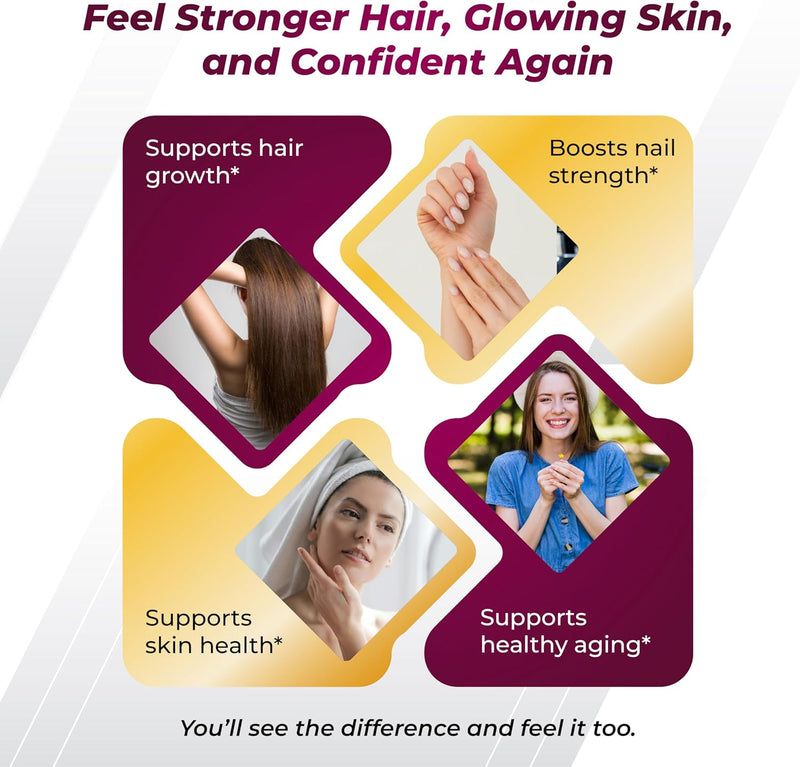 grimed-biotin-with-collagen-keratin-7275mg-strong-nails-hair-radiant-skin-healthy-aging--usa-made-tested-150-count-pack-of-1-4