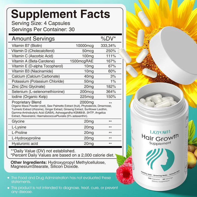 hair-growth-products-biotin-10000mcg-30-in-1-with-vitamin-a-b3-c-d-e-calcium-hair-growth-supplement-supports-hair-nails-natural-growth-vitamins-for-women-men---30-servings-2