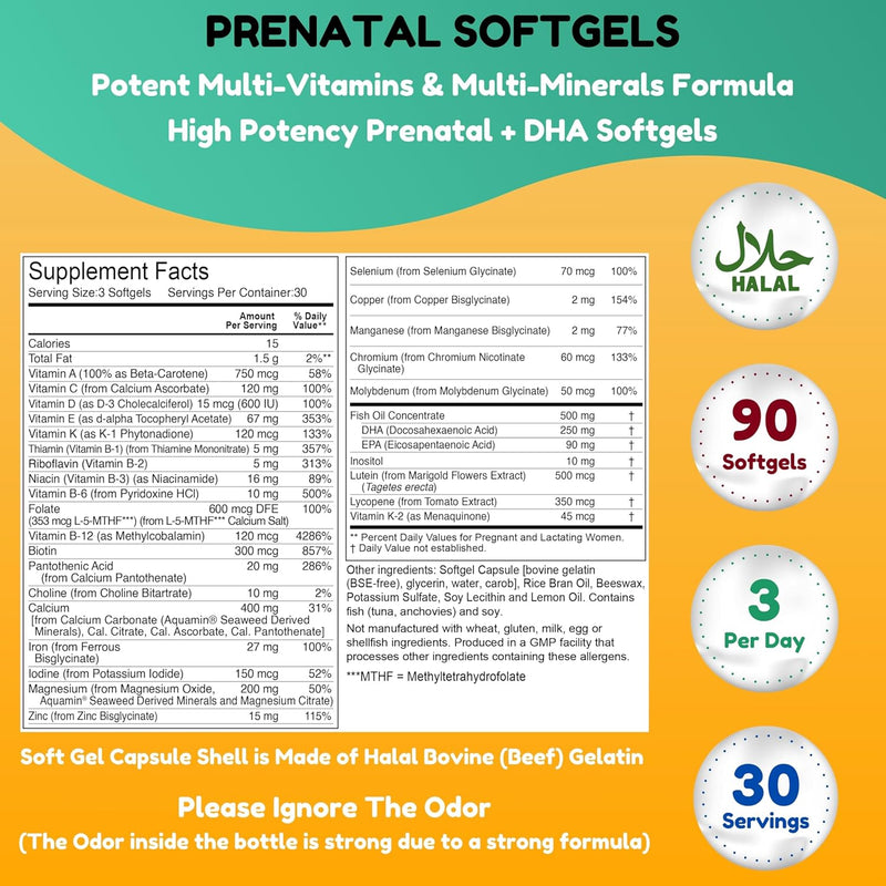halal-prenatal-vitamins-with-dha-and-folic-acid-high-potency-90-softgels-keto-friendly-vitamin-c-120mg-dha-250mg-folic-acid-800mg-epa-90mg-biotin-iodine-2