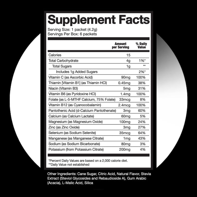 halo-hydration-electrolyte-powder-packets-peach---6-servings-5g-each---organic-hydration-drink-with-low-sugar-essential-vitamins-minerals---vegan-3