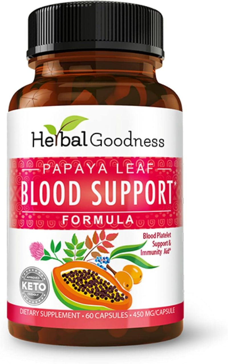 herbal-goodness-papaya-leaf-blood-support-capsules---platelet-bone-marrow-health-immunity-support-blood-cleanse---60450mg-veggie-capsules-1-bottle-1