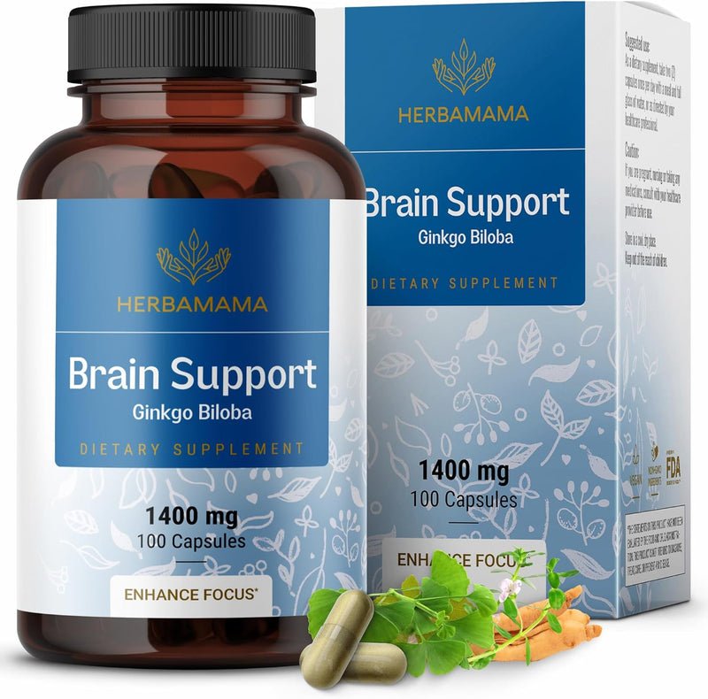 herbamama-brain-support-capsules---1400mg-energy-and-brain-support-supplement-for-adults-with-bacopa-panax-ginseng-and-ginkgo-biloba---vegan-non-gmo-focus-supplement-100-caps-1