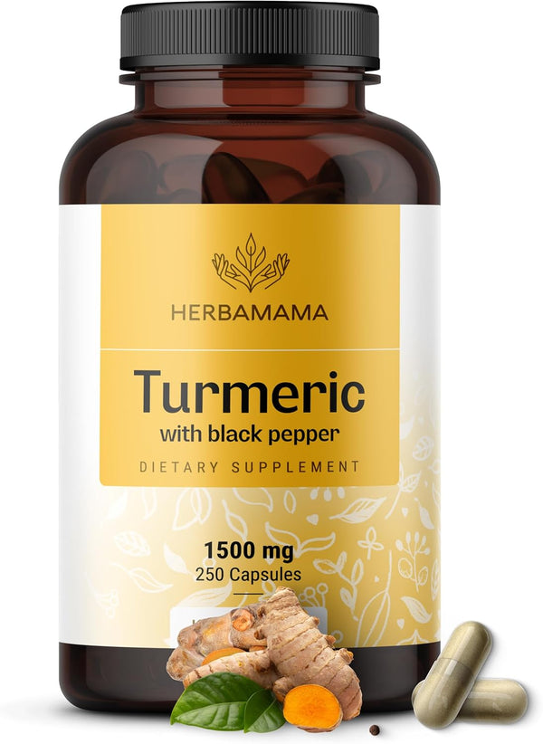 herbamama-curcumin-turmeric-capsules---1500mg-curcuma-longa-and-black-pepper-extract-for-uric-acid-digestive-support---vegan-non-gmo-turmeric-antioxidant-supplement-250-caps-1