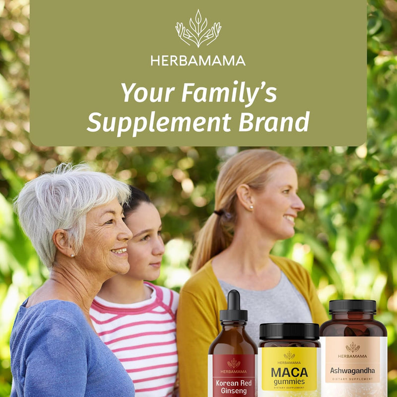 herbamama-maca-root-gummies---1800mg-maca-root-extract-for-energy-support---vegan-non-gmo-antioxidant-support-supplement---90-pectin-based-banana-flavored-chews-7