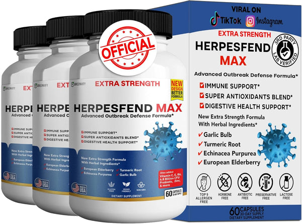 herpesfend-max-extra-strength-advanced-defense-formula-60-capsules-with-elderberry-echinacea-turmeric-garlic-vitamins-and-probiotics-3-1