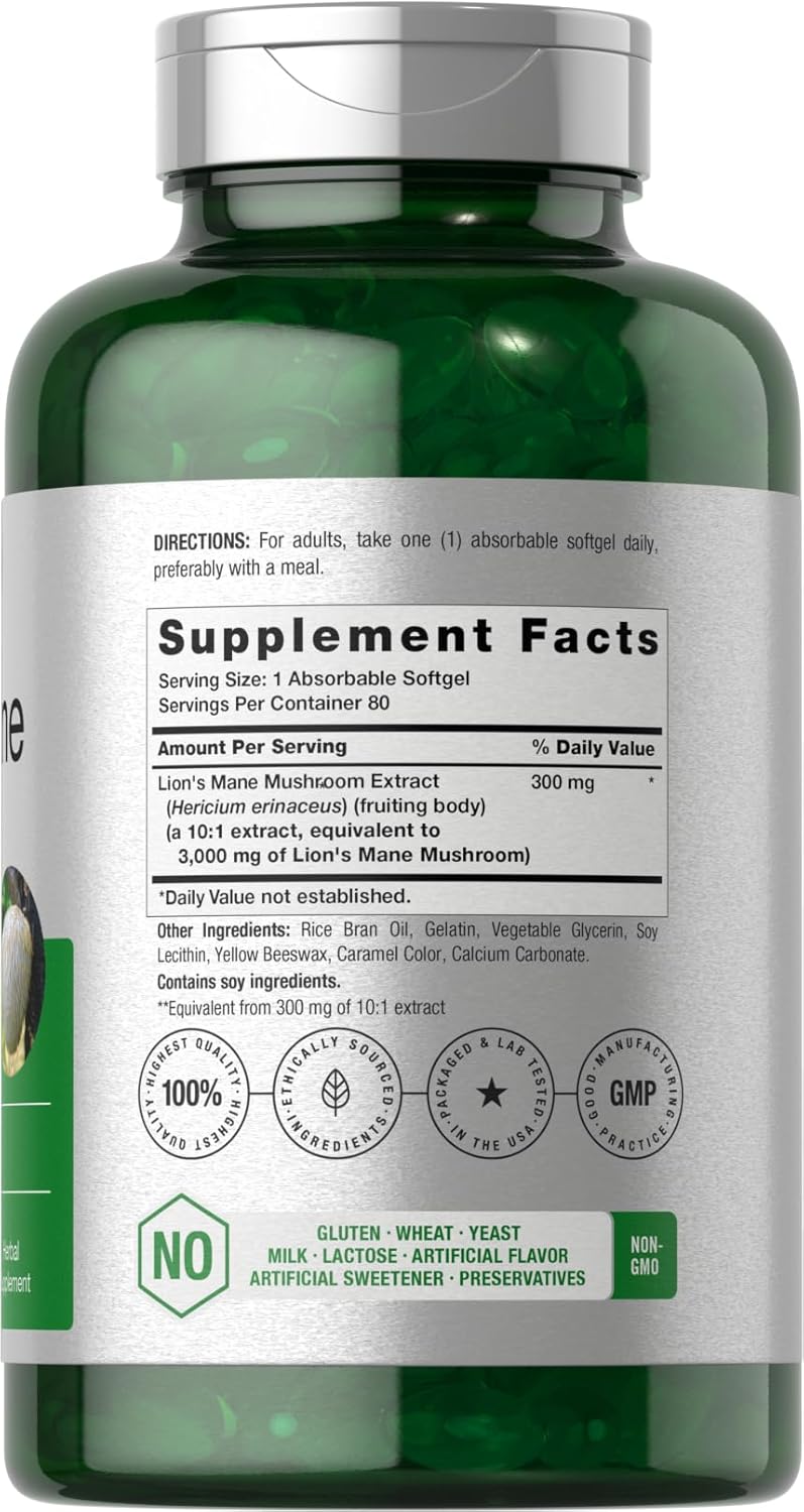 horbach-lions-mane-supplement-3000mg-80-absorbable-softgels-non-gmo-gluten-free-extract-2