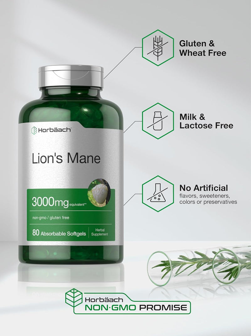 horbach-lions-mane-supplement-3000mg-80-absorbable-softgels-non-gmo-gluten-free-extract-4