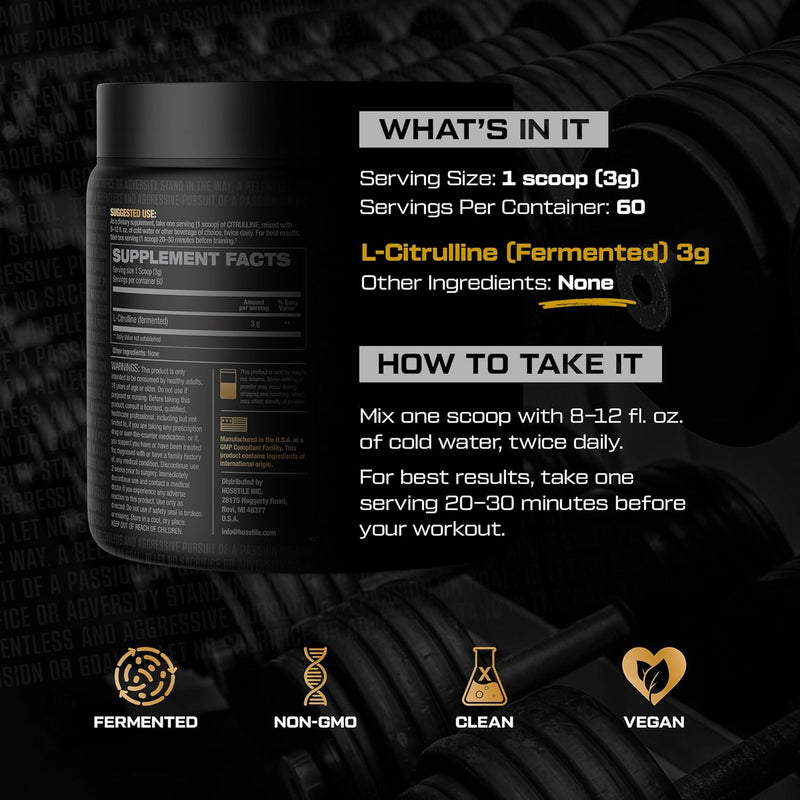 hosstile-citrulline-fermented-l-citrulline-powder-nitric-oxide-pre-workout-supplement-for-enhanced-blood-flow-muscle-pumps-vegan-unflavored-60-servings-3
