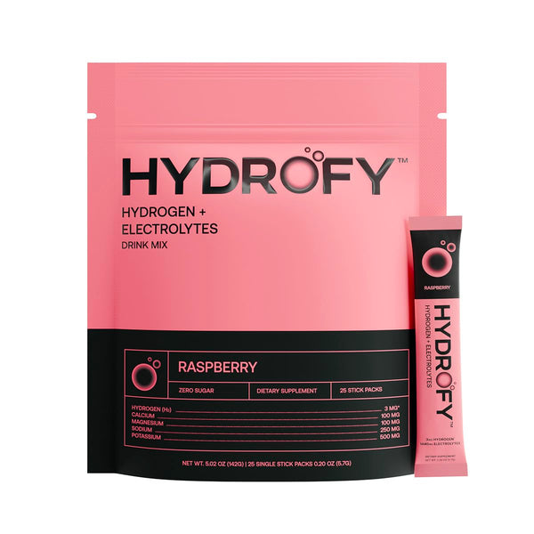 hydrofy-hydrogen-water-electrolytes-drink-mix-h2-hydration-packets-with-molecular-hydrogen-sodium-potassium-magnesium-calcium-and-minerals-no-sugar-raspberry-25-ct-1