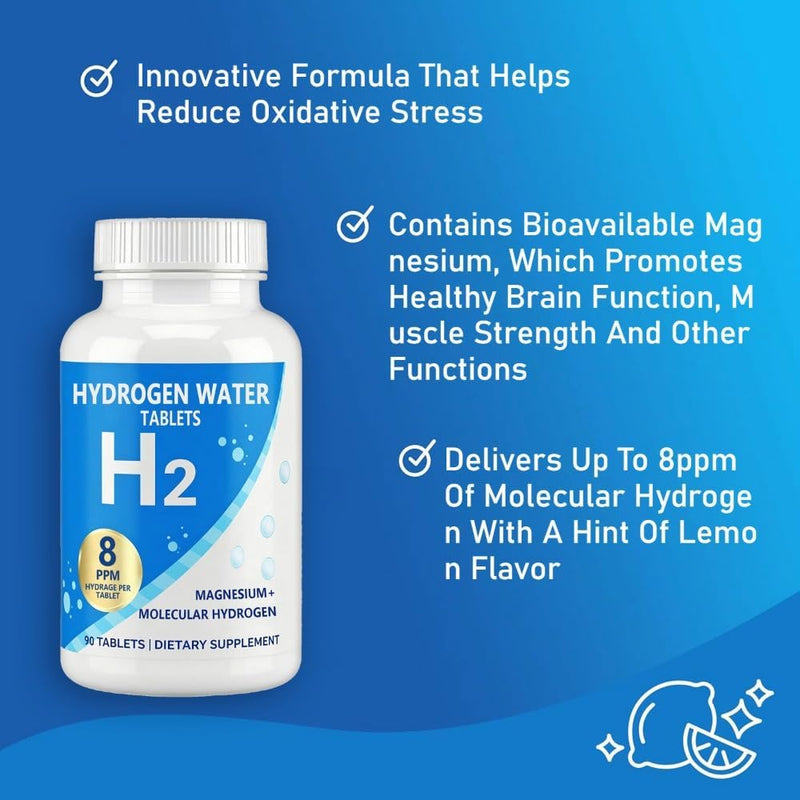 hydrogen-water-tablets-for-drinking-water-8-ppm-h2-molecular-supplement-with-magnesium-for-cognitive-athletic-performance-brain-health-non-gmo-gluten-free-90-tablets-2