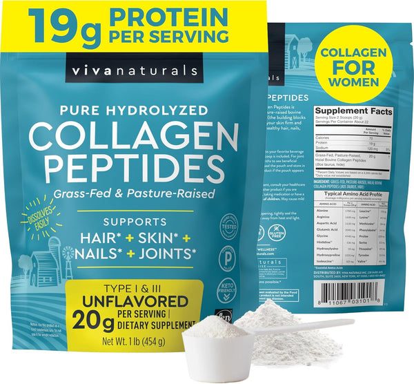 hydrolyzed-collagen-peptides-powder---1-lb-grass-fed-pasture-raised-collagen-for-women-type-i-iii-unflavored-bovine-collagen-powder-for-men-collagen-protein-powder-for-hair-skin-nails-1