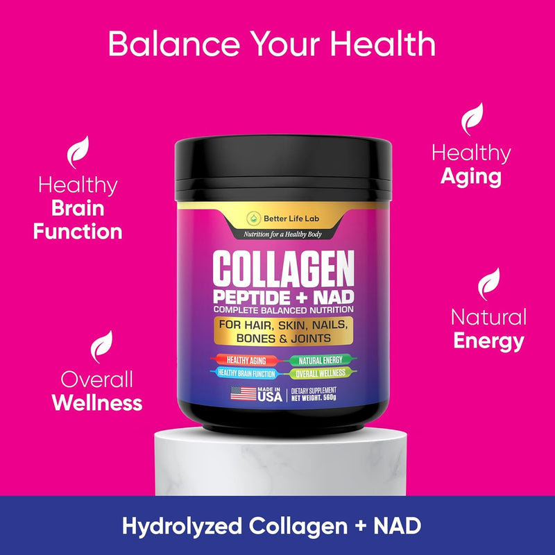 hydrolyzed-collagen-peptides-with-nad-supports-hair-skin-nails-joints-bones-type-i-iii-collagen-grass-fed-unflavored-powder-2