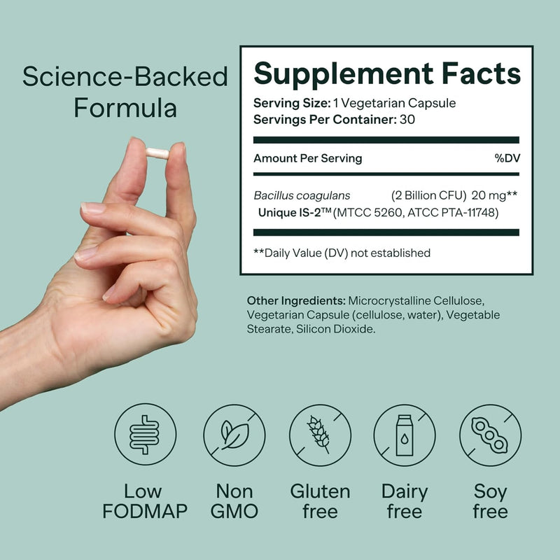 ib-one-probiotic---ibs-relief---clinically-studied-bacillus-coagulans-unique-is-2-bowel-movement-supplement---low-fodmap-gluten-free-3rd-party-verified---30-capsules-3