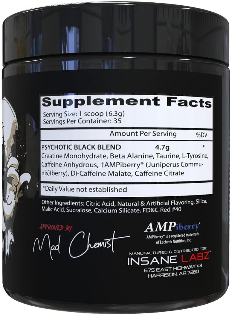 insane-labz-psychotic-black-edition-mid-stimulant-pre-workout-powder-energy-focus-pumps-loaded-with-creatine-beta-alanine-taurine-fueled-by-ampiberry-35-servings-watermelon-2