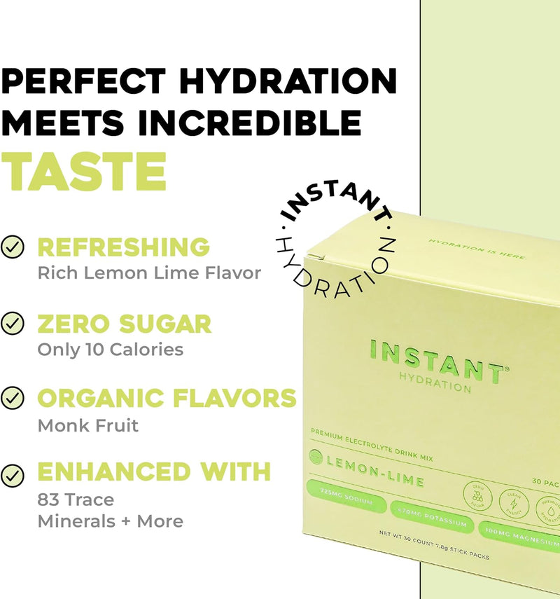 instant-hydration-electrolytes-powder-packets---lemon-lime-drink-mix---zero-sugar---keto-vegan-gluten-free-non-gmo---boost-recovery-brain-health-muscle-tissue-support--30-sticks-3